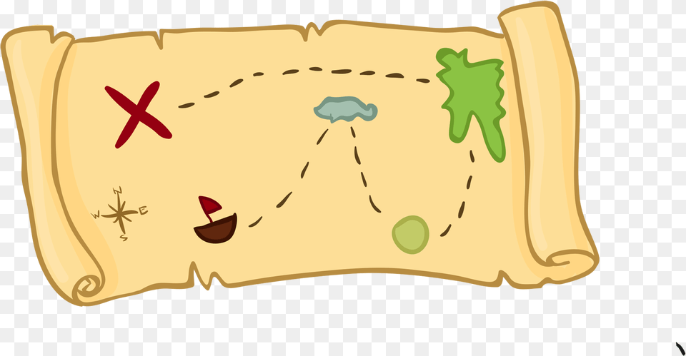 Treasure Map Cartoon Clipart X Marks The Spot Map Clipart, Text Free Transparent Png