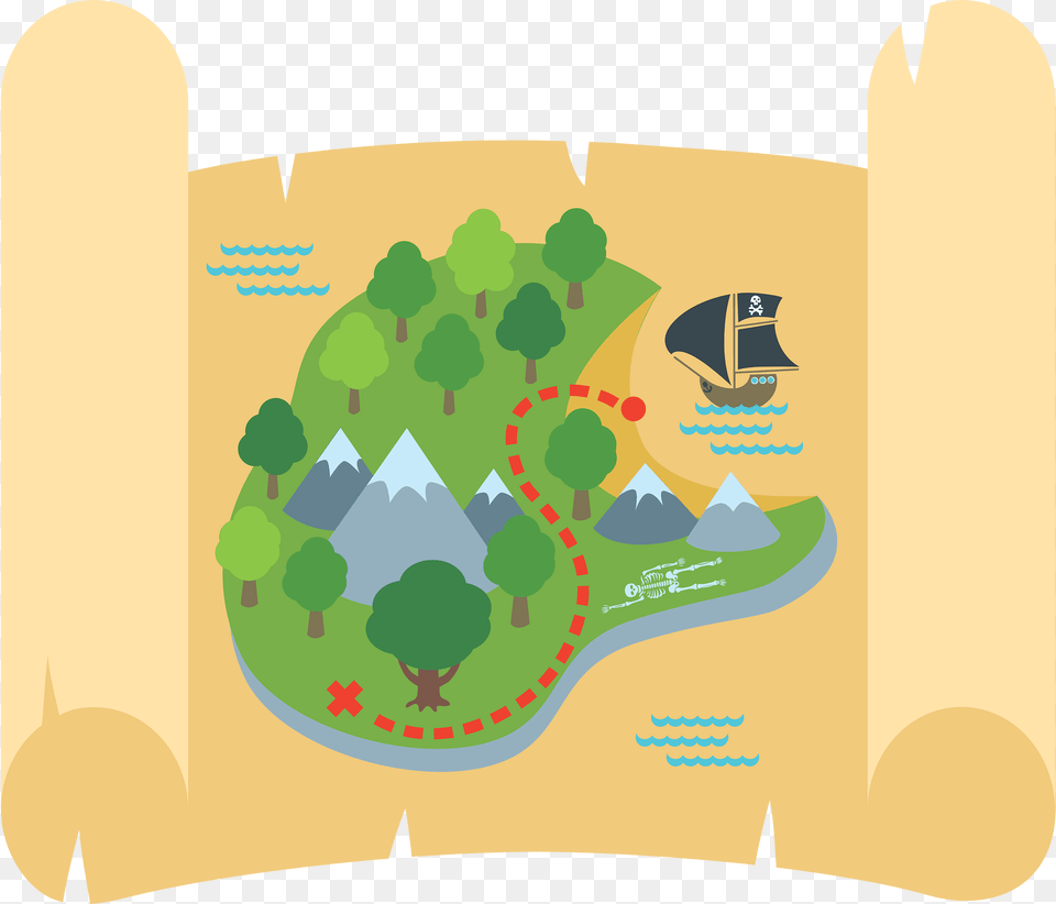 Treasure Map Clipart, Outdoors, Text, Nature Free Png