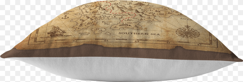 Treasure Map Pillow Wood, Cushion, Home Decor, Hat, Clothing Png Image