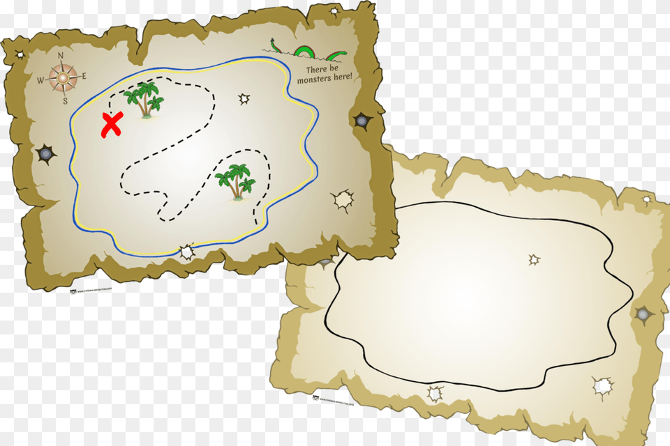 Treasure Map Role Play And Mark Making Treasure Map, Chart, Plot, Diagram, Face Png Image