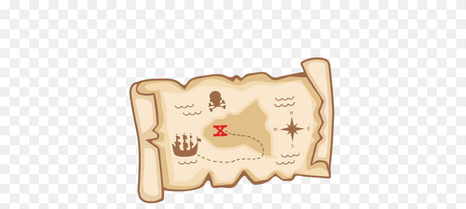 Treasure Map Svg Scrapbook Cut File Cute Clipart Clip Cartoon Pirate Treasure Map Cute, Text, Document, Scroll, Person Free Png