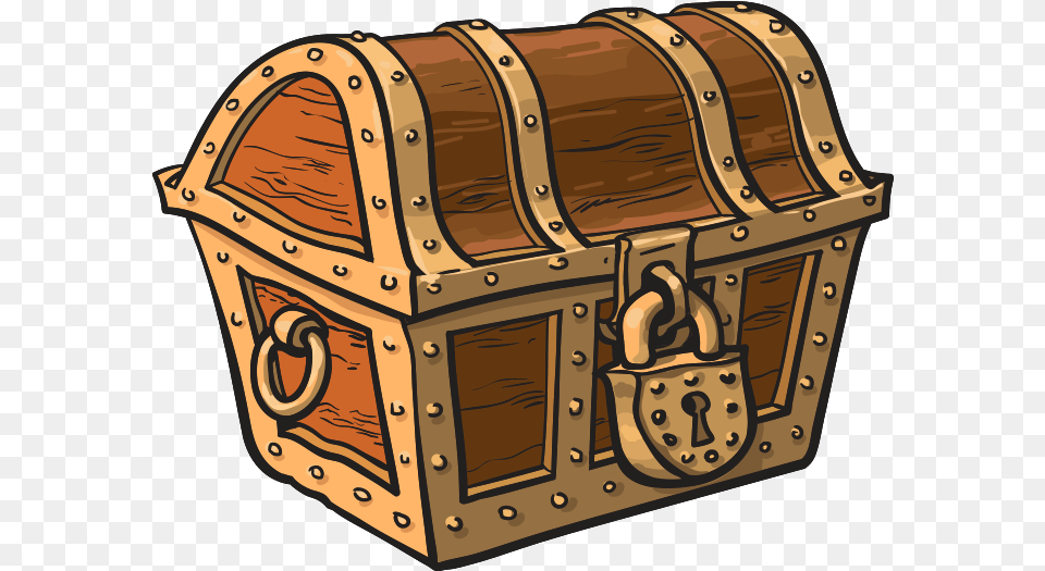 Treasure Pirate Treasurechest Chest Lock Closed Locked Treasure Chest, Ammunition, Grenade, Weapon Free Png Download