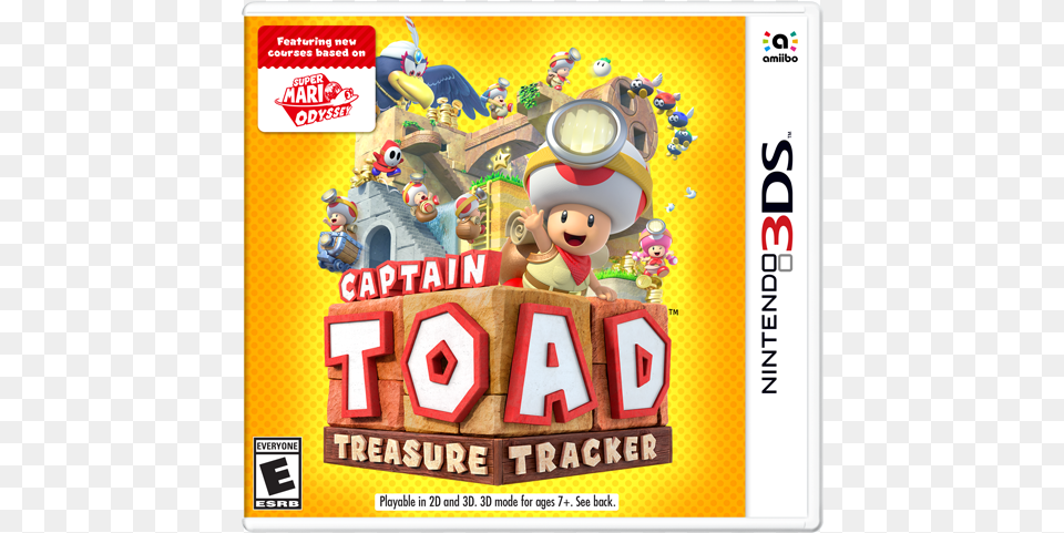 Treasure Tracker Box Art Captain Toad Treasure Tracker, Advertisement, Poster, Baby, Person Free Png Download