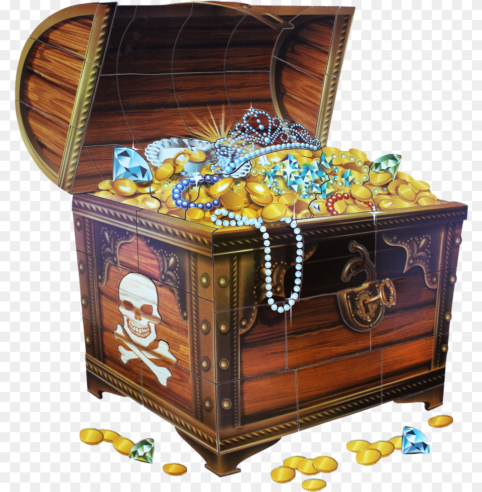 Treasure Treasure Chest, Person Free Png Download