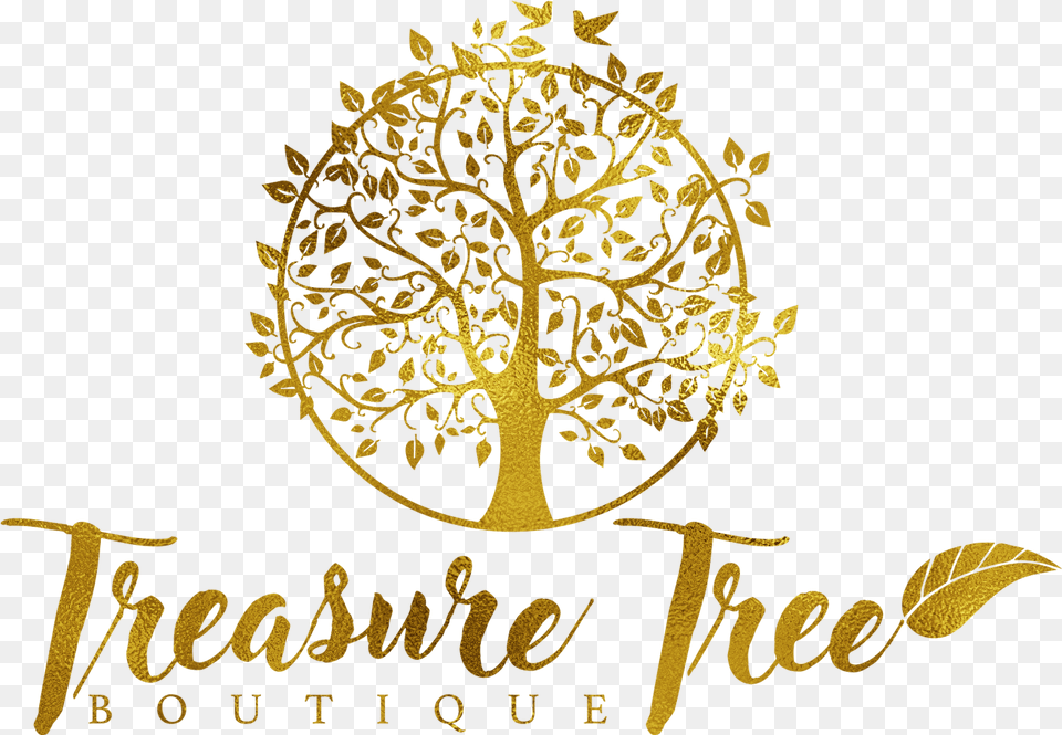Treasure Tree Logo Tree, Calligraphy, Handwriting, Text Free Transparent Png