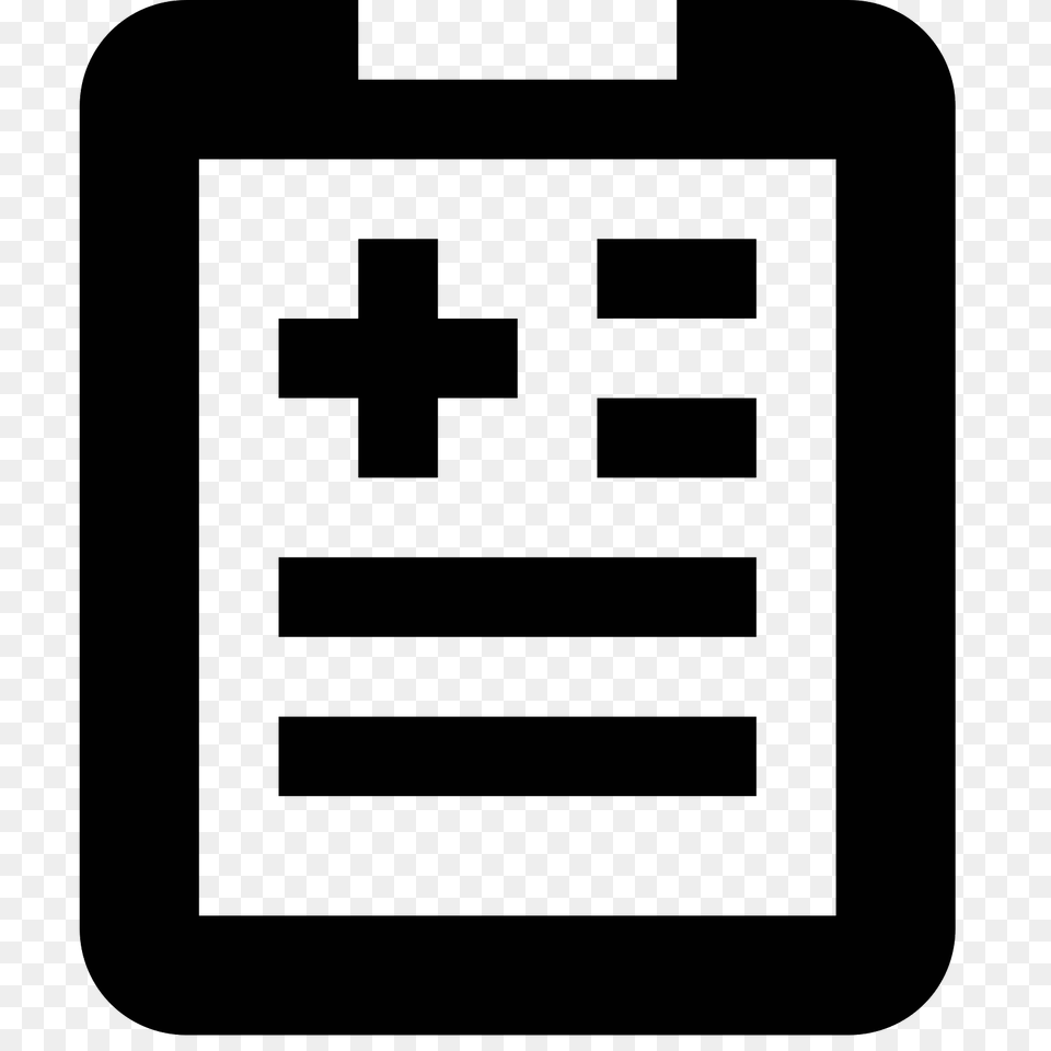 Treatment Icon, Gray Free Png Download