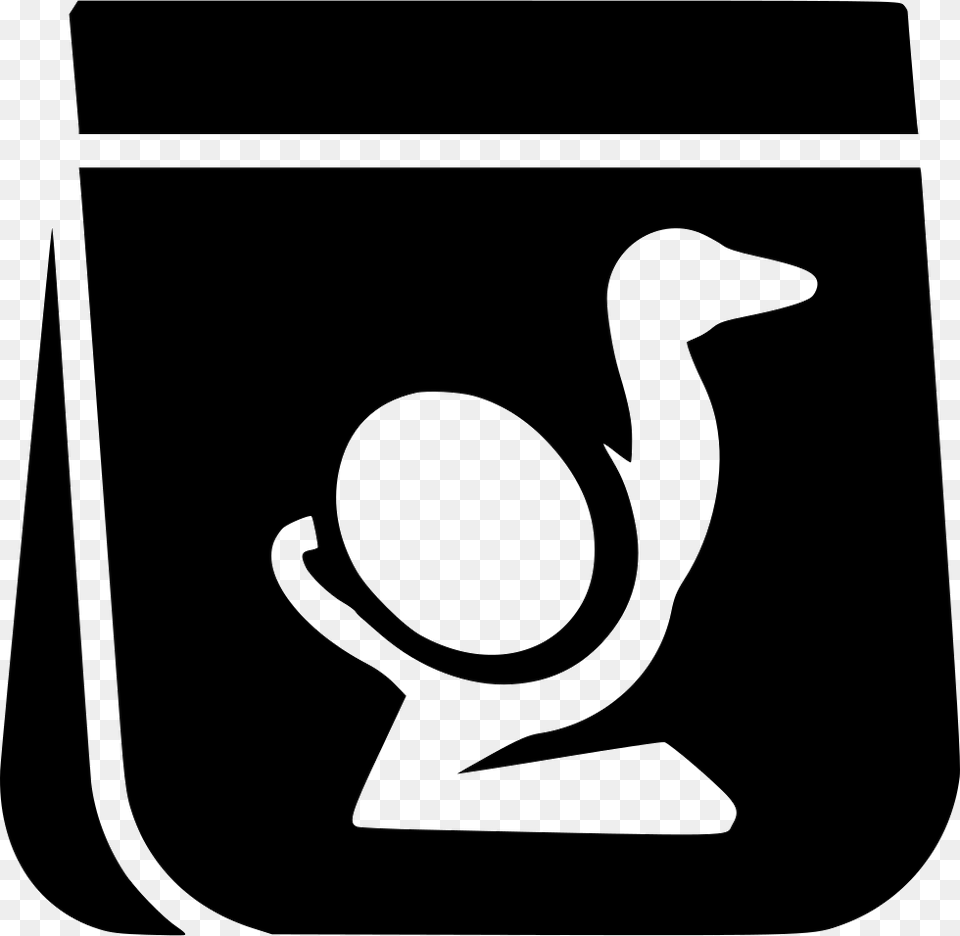 Treats Ostrich Duck, Stencil, Animal, Fish, Sea Life Free Transparent Png