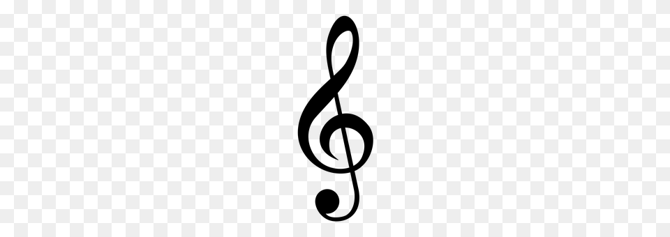 Treble Clef Gray Png