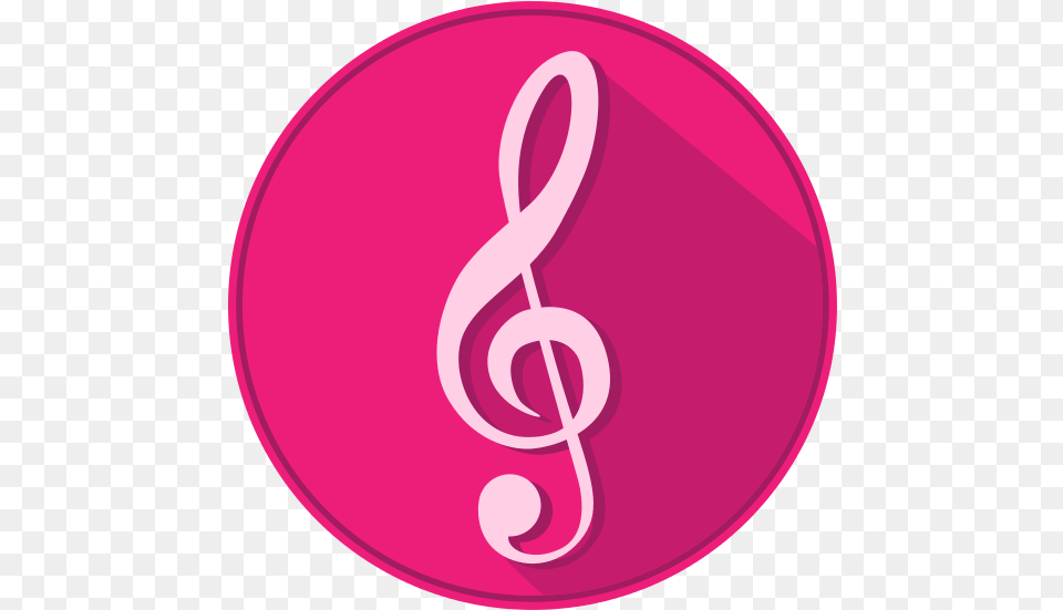 Treble Clef Icon Canva R3, Symbol, Disk, Text Free Transparent Png