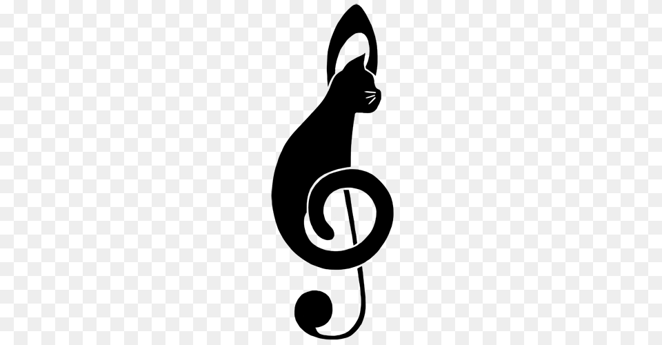 Treble Clef Kitty Free Png