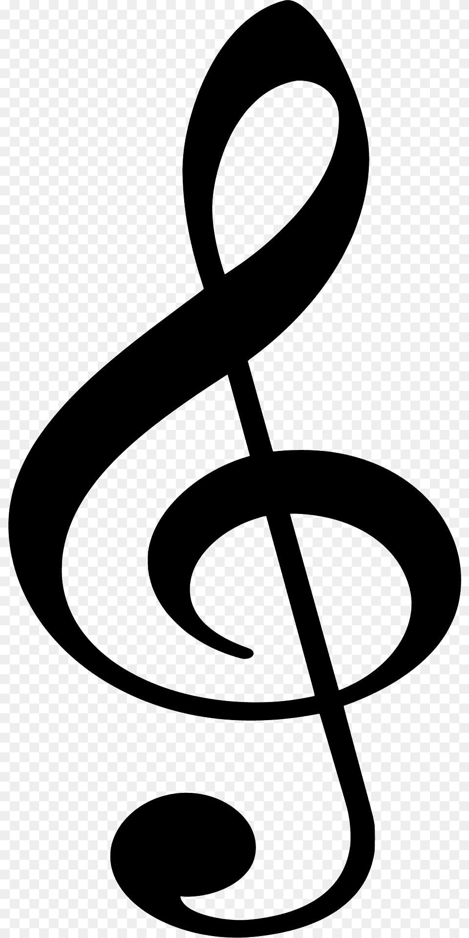 Treble Clef Silhouette, Alphabet, Ampersand, Symbol, Text Png Image