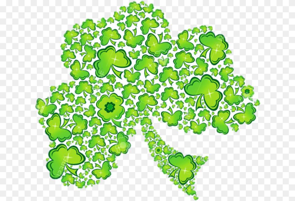 Trebol Irlandes, Pattern, Plant, Green, Graphics Free Transparent Png