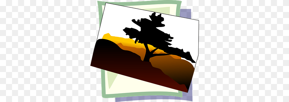 Tree Silhouette, Person, Advertisement, Art Png