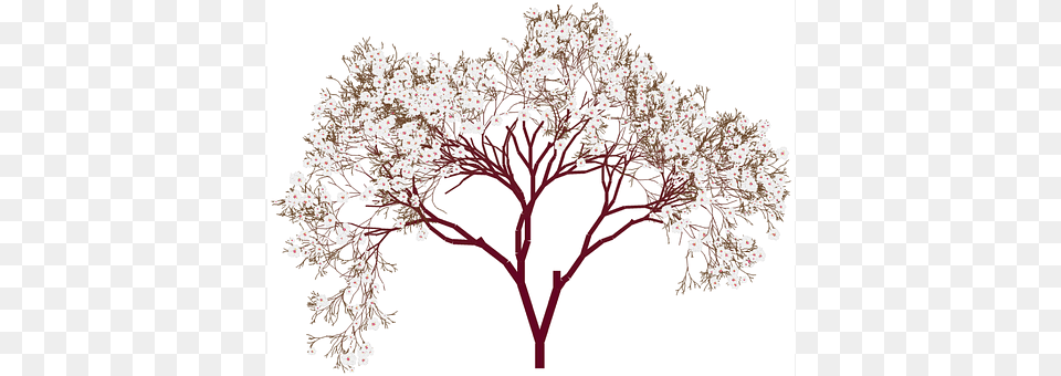 Tree Art, Plant, Drawing, Flower Png Image