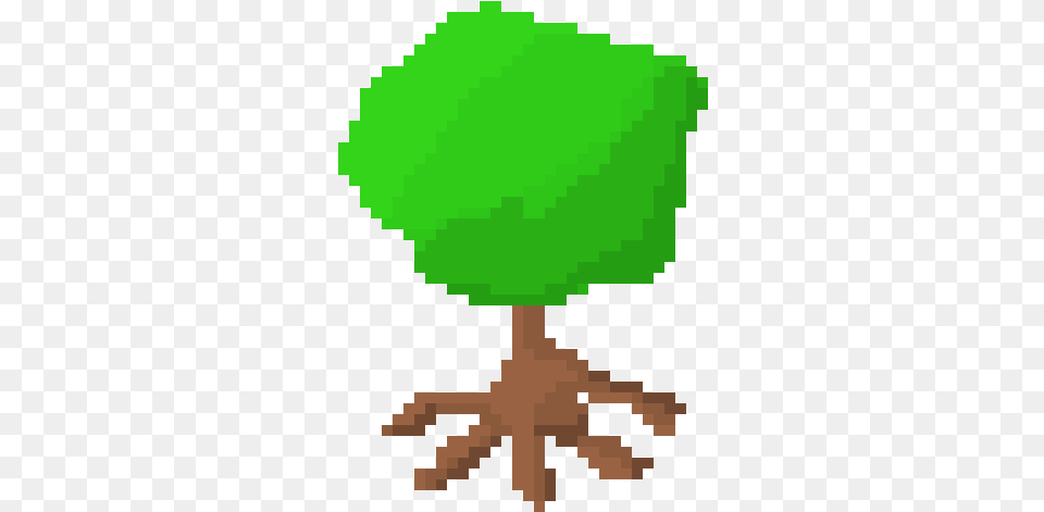 Tree 4864 Pixel Art Tree Pixel Art, Green, Leaf, Plant, Land Free Png