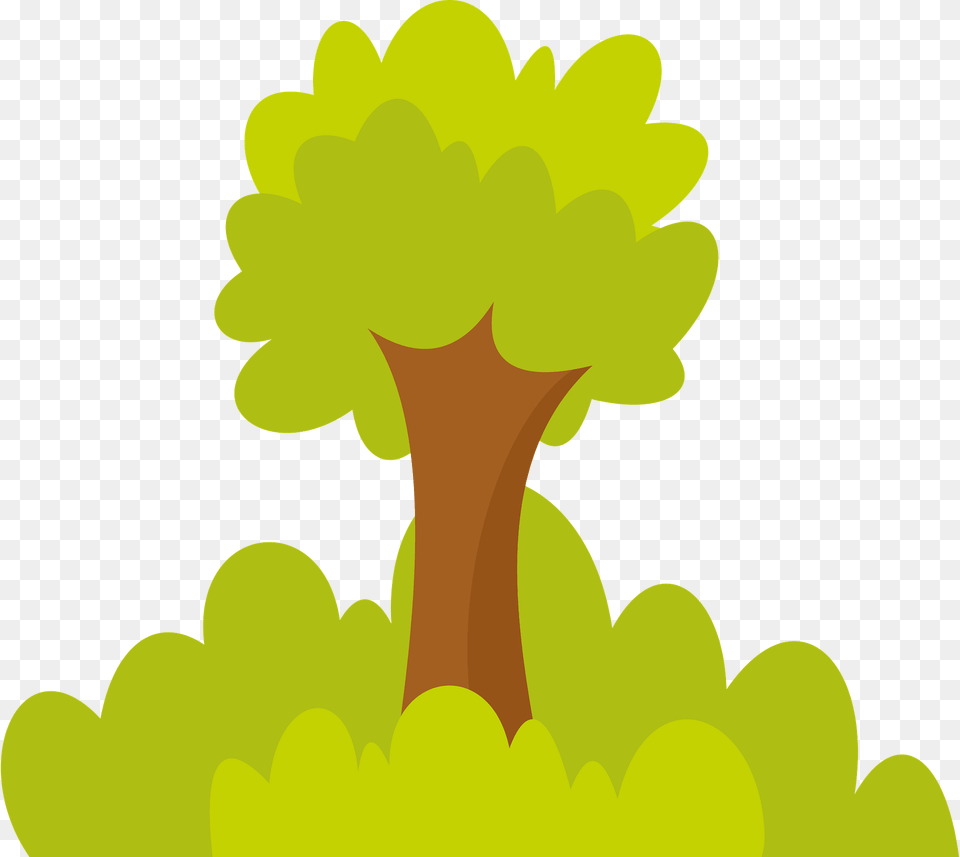 Tree And Bushes Clipart, Nuclear, Flower, Plant Free Png