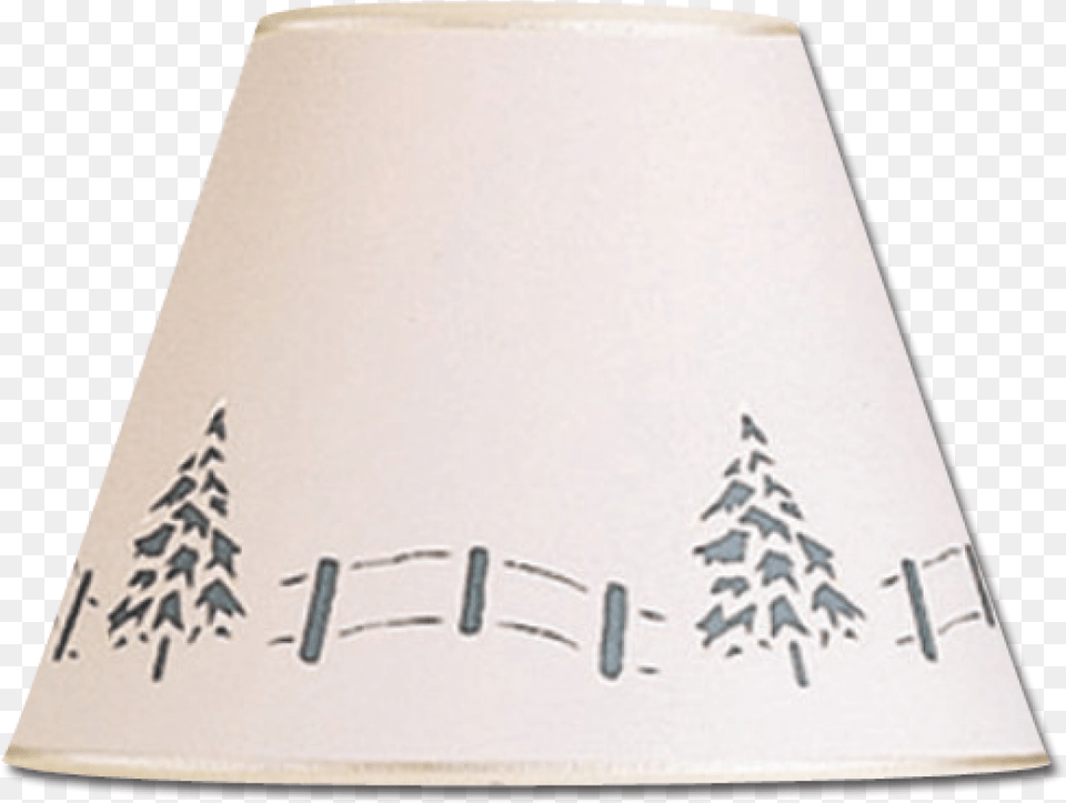 Tree And Fence Lamp Shade Lampshade, White Board Png