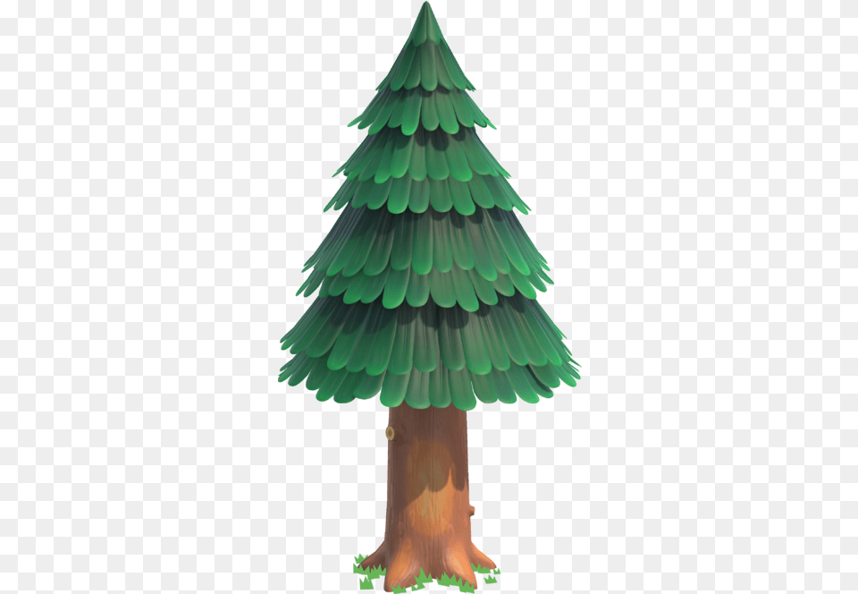 Tree Animal Crossing New Horizons Pine Tree, Plant, Bird, Lamp, Christmas Png Image