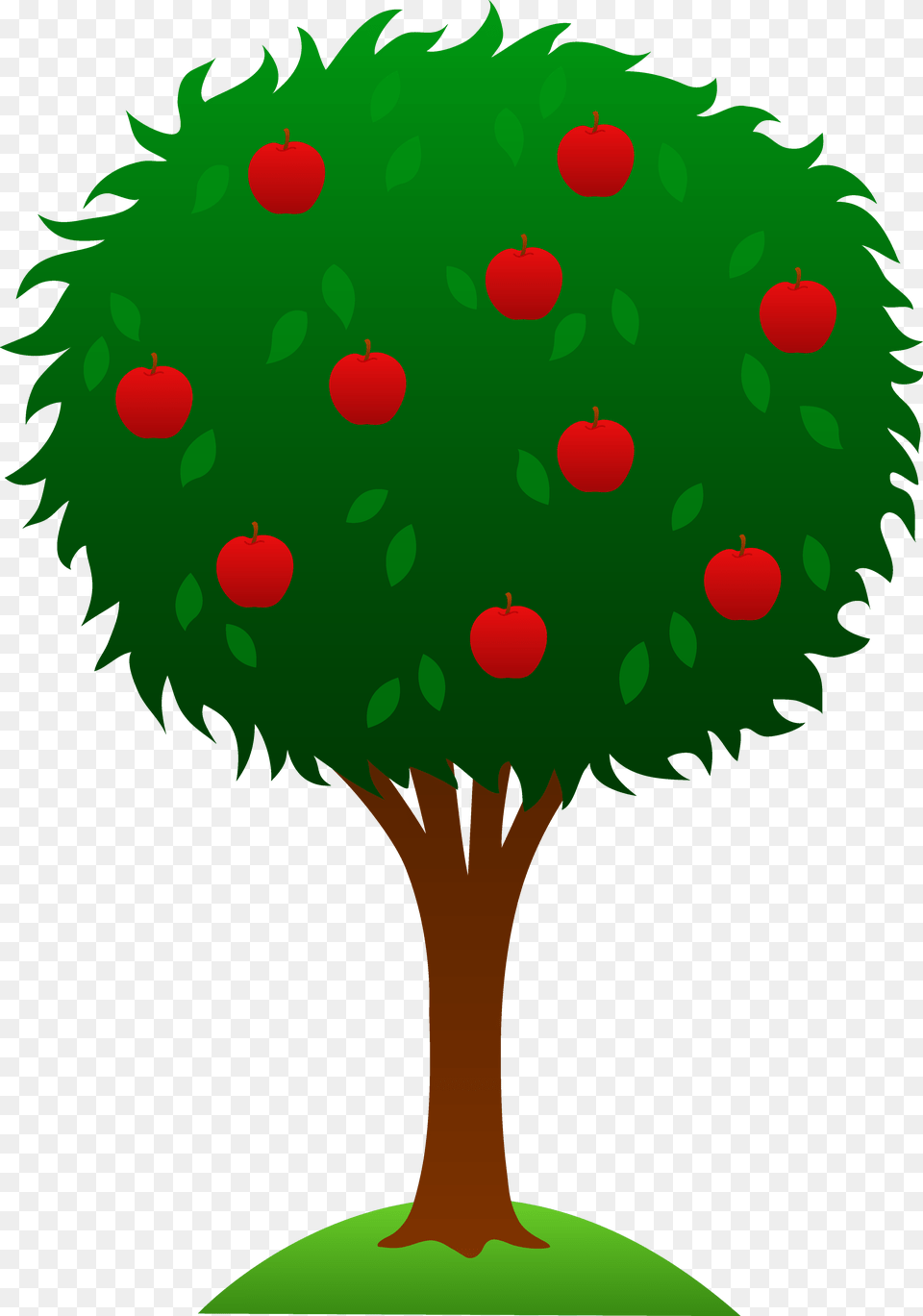 Tree Animated, Plant, Green, Vegetation, Art Free Transparent Png