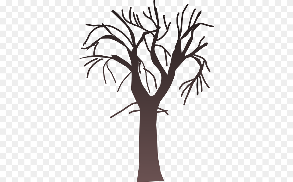 Tree Bare Clip Art, Plant, Stencil, Drawing, Tree Trunk Png