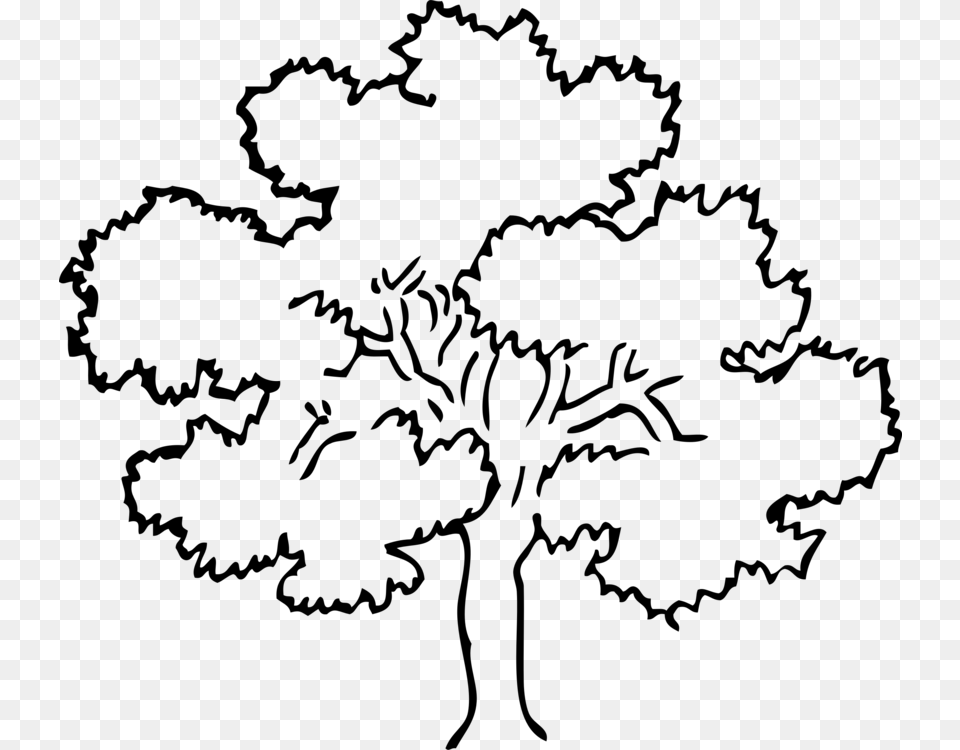 Tree Black And White, Lighting Free Png