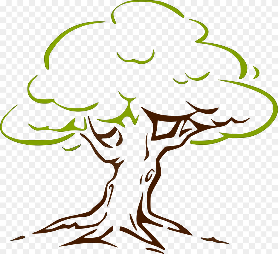 Tree Black And White, Person Free Png