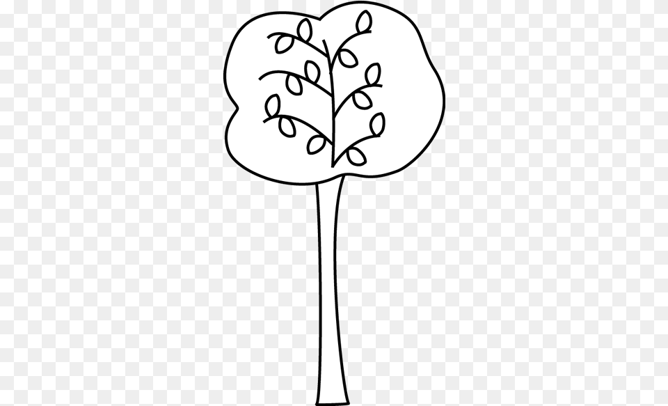 Tree Black And White Clip Art Trees Dot, Stencil, Leaf, Plant, Anther Png