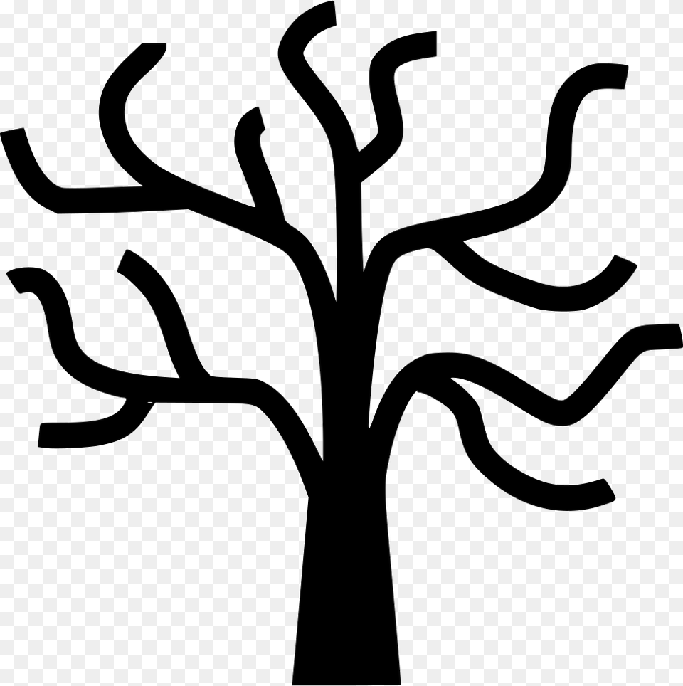 Tree Branch Icon, Plant, Silhouette, Stencil, Tree Trunk Free Png Download