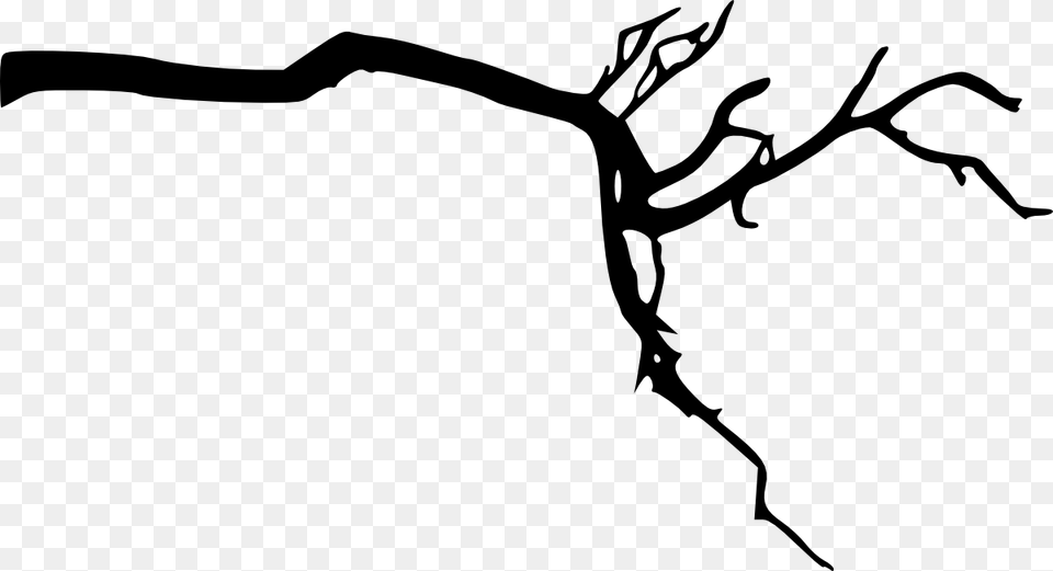 Tree Branch Silhouette Download Branch Of Tree Transparent Background, Bow, Weapon, Plant, Stencil Png Image