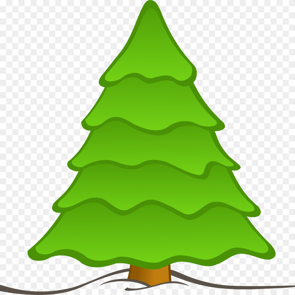 Tree Cartoon Cartoon Christmas Tree Cartoon Christmas Plain Christmas Tree Clipart, Green, Plant, Fir, Christmas Decorations Free Transparent Png