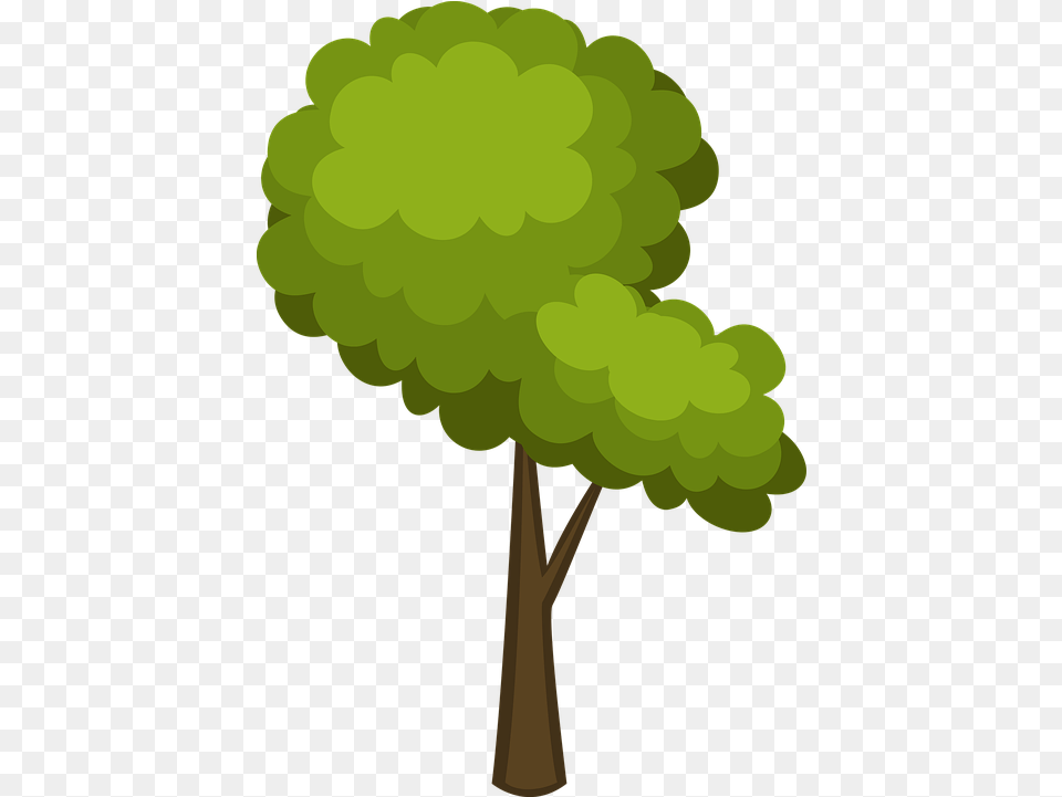 Tree Cartoon Icon Image On Pixabay Tree, Green, Plant, Food, Fruit Free Transparent Png