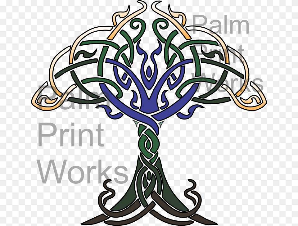 Tree Celtic Shield Knot Stencil Celtic Tree Of Life, Gas Pump, Machine, Pump Free Png