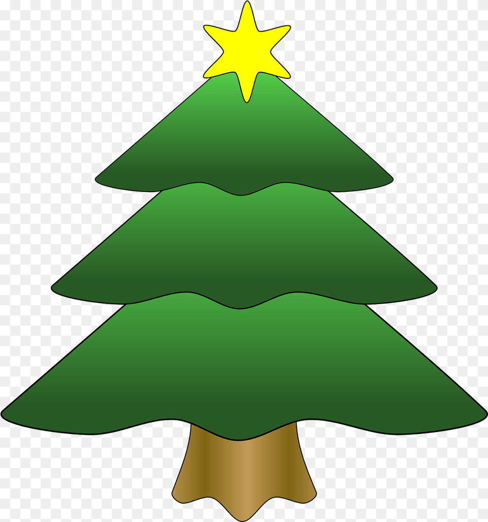 Tree Christmas Star Gold Xmas Image Christmas Tree Christmas Tree Clip Art, Star Symbol, Symbol, Animal, Fish Free Png
