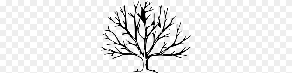Tree Clip Art, Gray Free Png Download