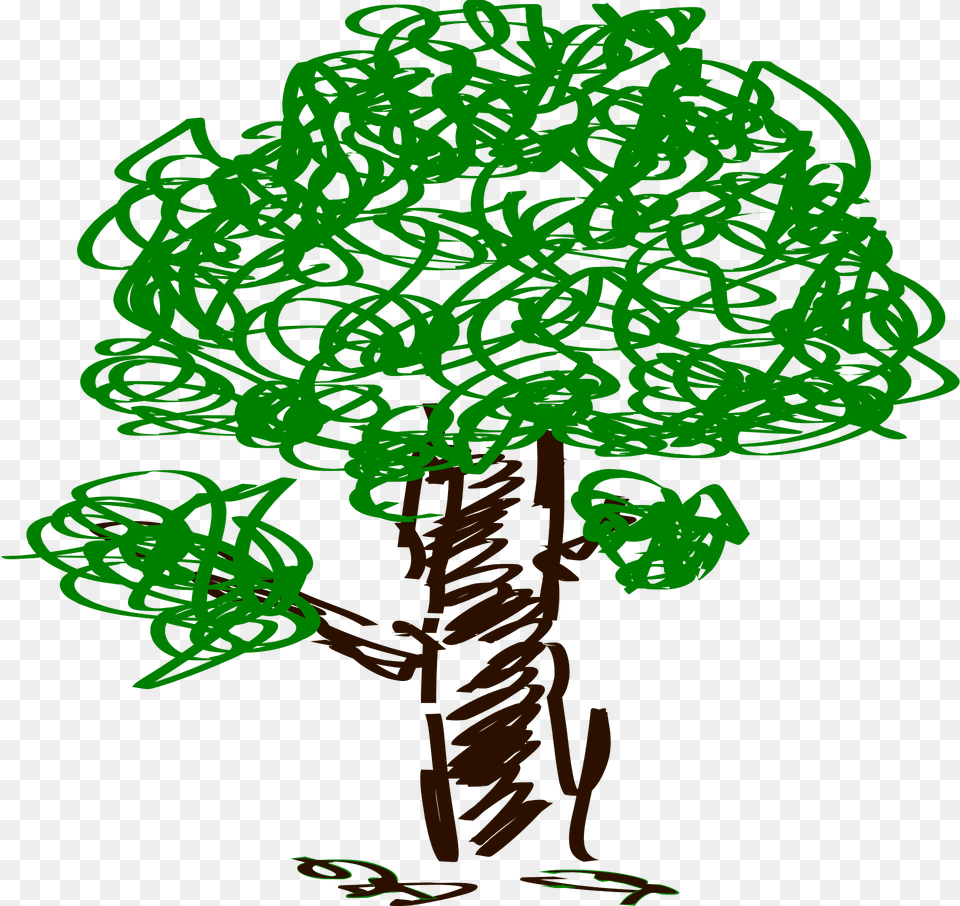 Tree Clipart, Green, Plant, Art, Herbal Png Image