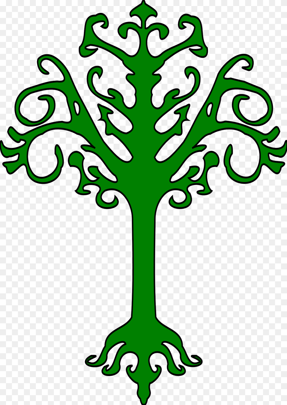 Tree Clipart, Green, Leaf, Plant, Cross Free Png