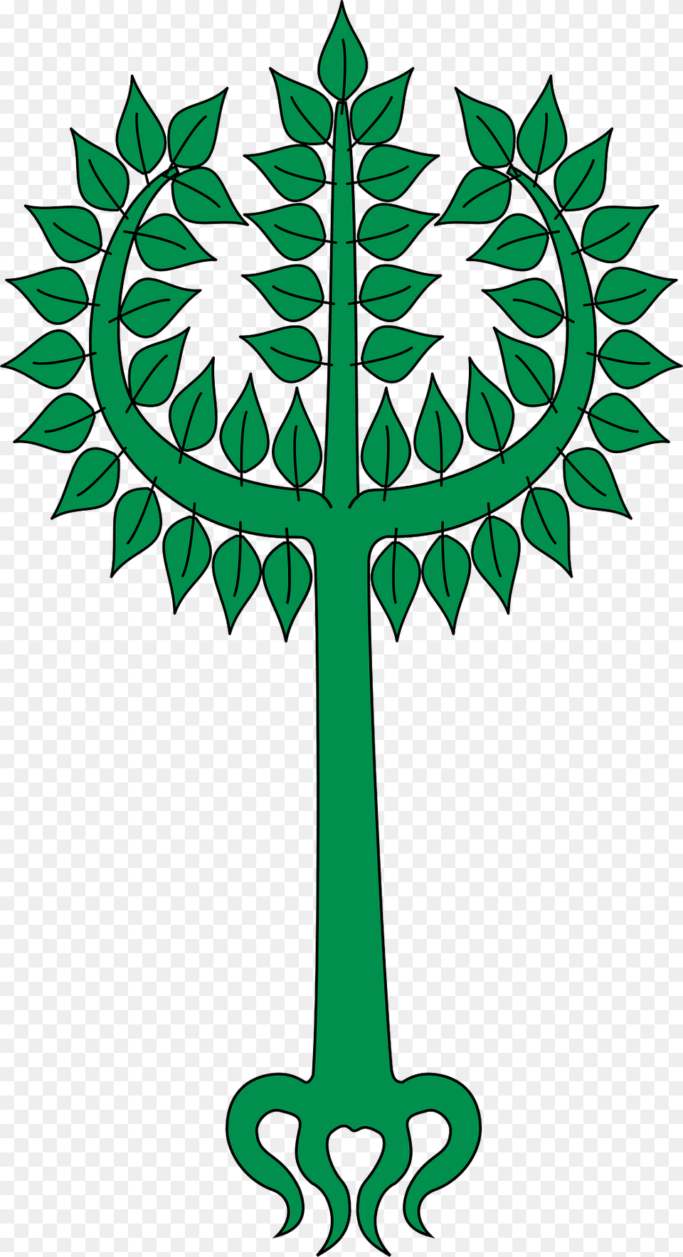 Tree Clipart, Leaf, Plant, Weapon, Trident Free Png