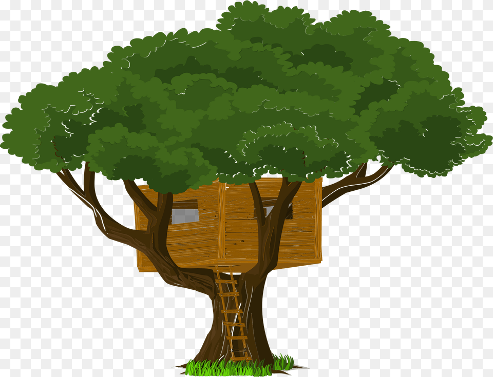 Tree Clipart, Architecture, Building, Cabin, House Free Png Download