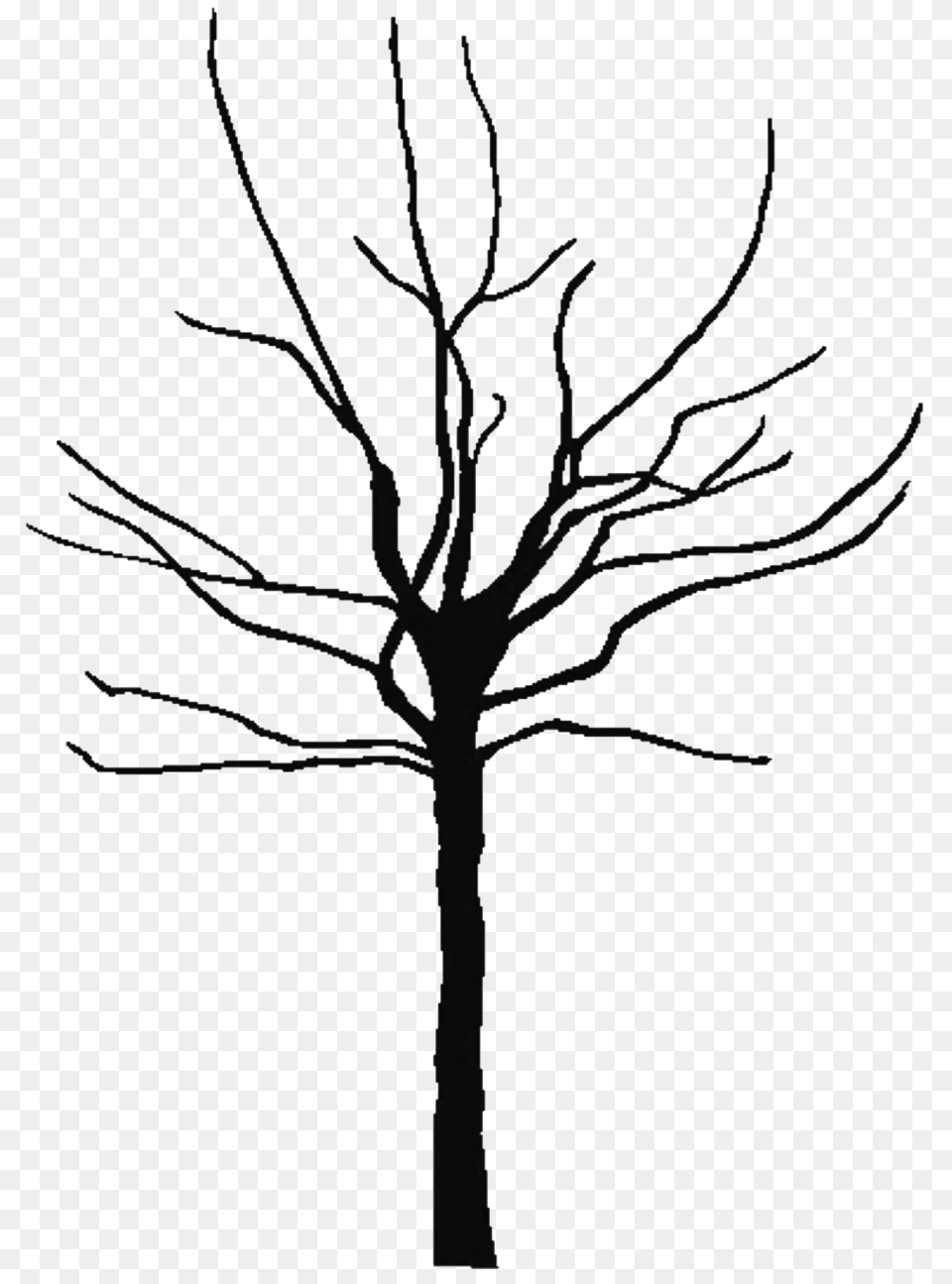 Tree Clipart Clipart Family, Plant, Silhouette, Art, Stencil Png Image