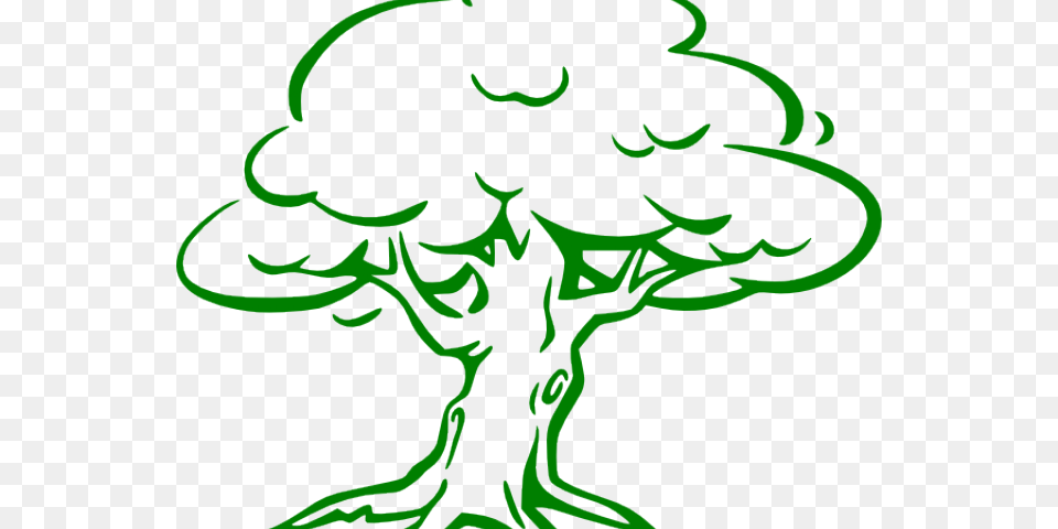 Tree Clipart Clipart Oak Tree, Green, Land, Nature, Outdoors Png Image