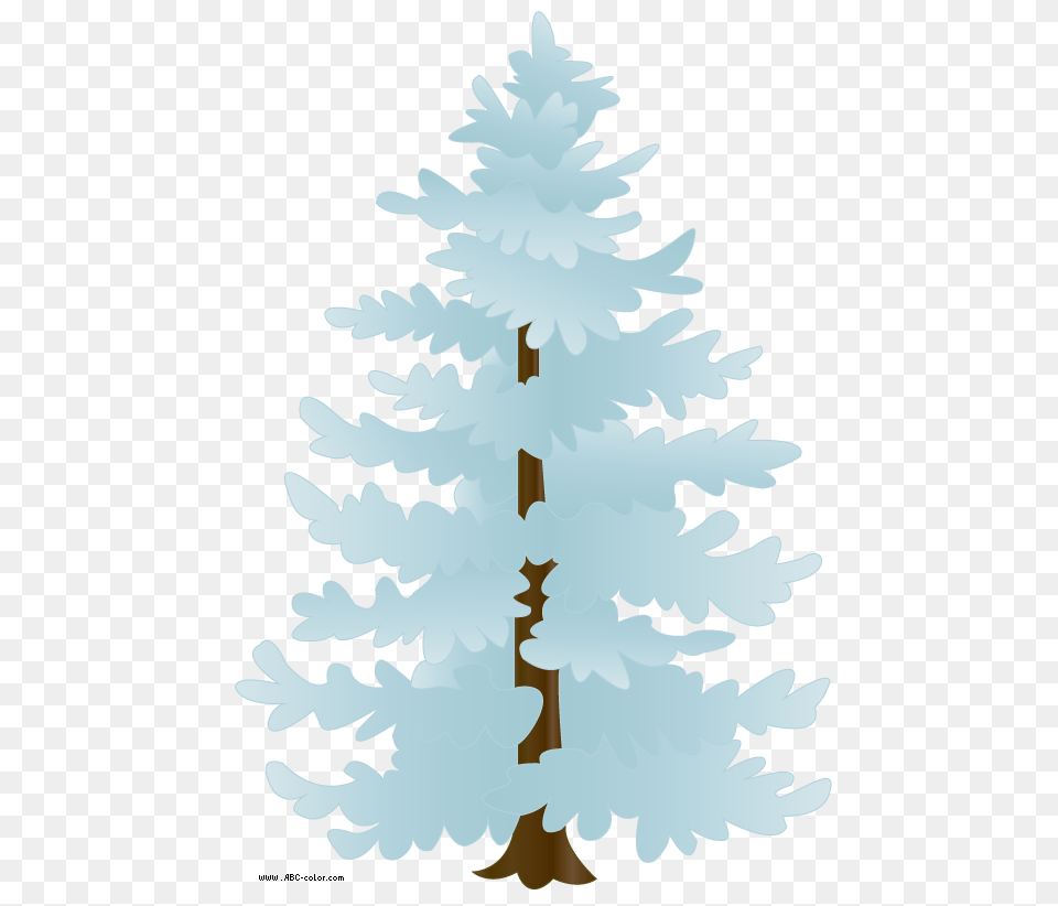Tree Clipart Snow Snowy Pine Tree With Transparent Clipart Snow Covered Tree, Plant, Fir, Christmas, Christmas Decorations Free Png Download