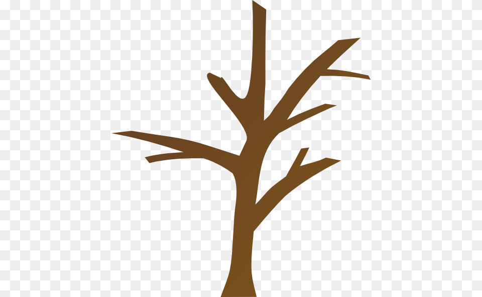 Tree Clipart Tree Trunk Clipart, Antler, Cross, Symbol Free Png