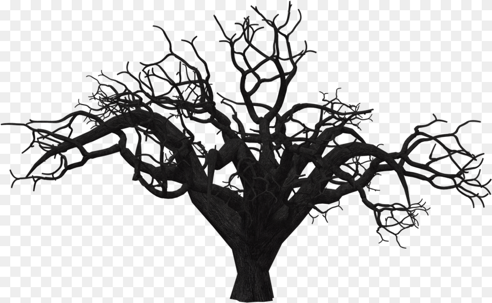Tree Clipart Vector Stock Scary Tree Background, Art, Drawing, Plant, Wood Free Png Download
