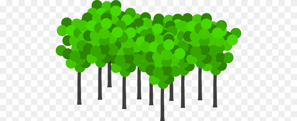 Tree Cluster Clipart, Green, Food, Fruit, Grapes Png