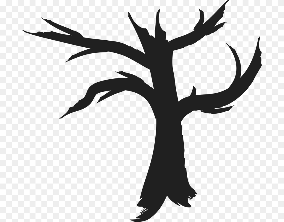 Tree Computer Icons Drawing Silhouette Art, Stencil, Person Free Png