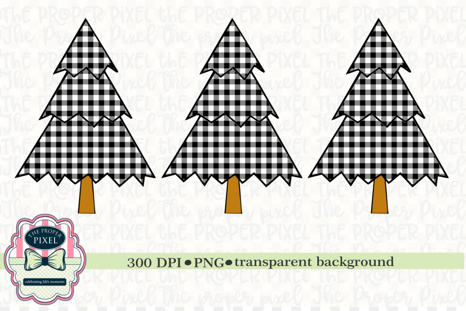 Tree Design Buffalo Plaid Christmas Sublimation Printable Gemfan Airgates, Triangle Png Image