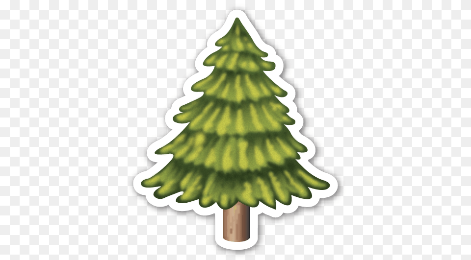 Tree Emoji No Background Pine Tree Emoji Transparent, Plant, Christmas, Christmas Decorations, Festival Png Image