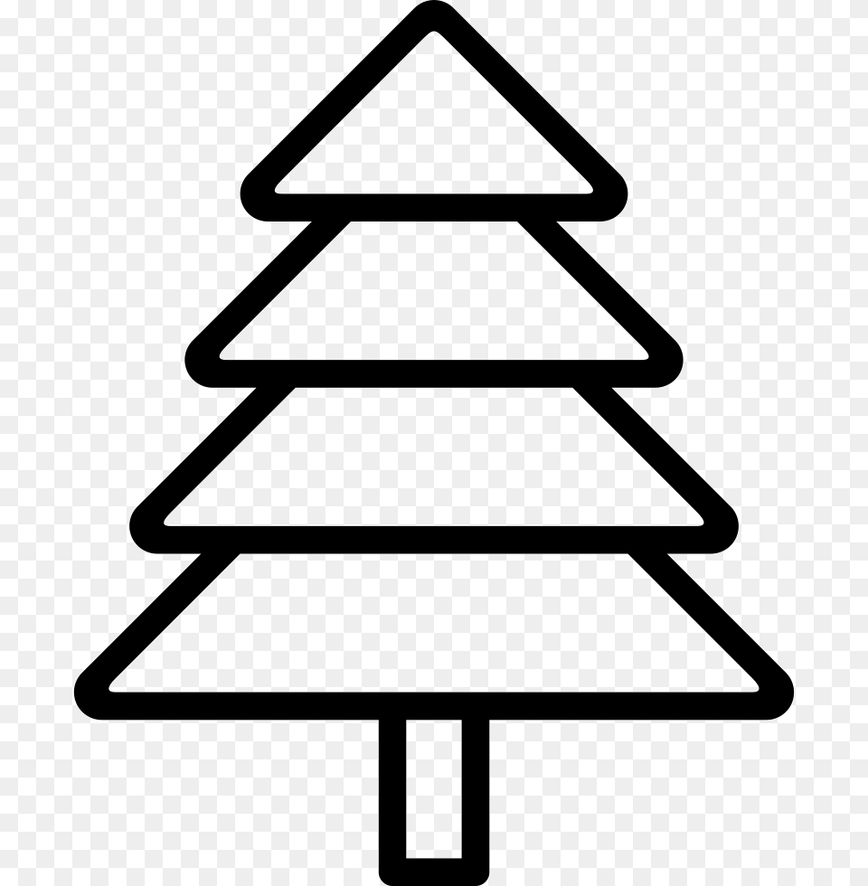Tree Evergreen Christmas Tree Icon, Symbol, Sign Free Png