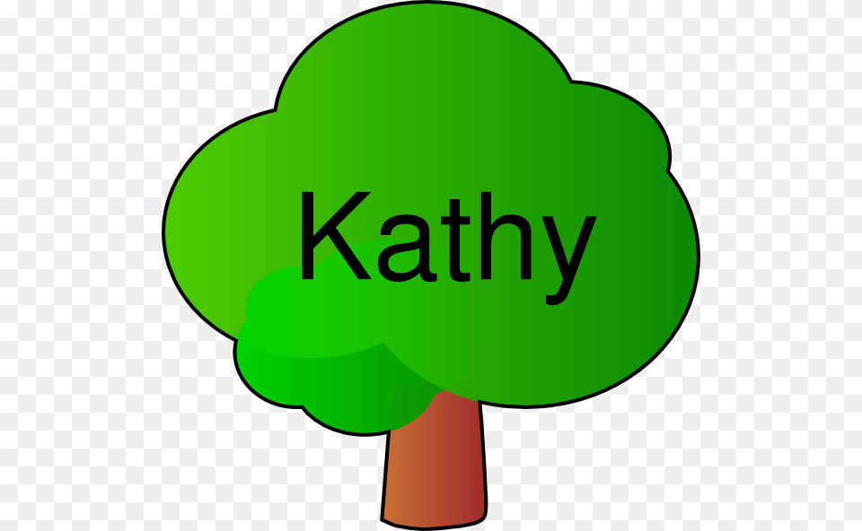Tree For Kathy Clip Art, Green Png Image
