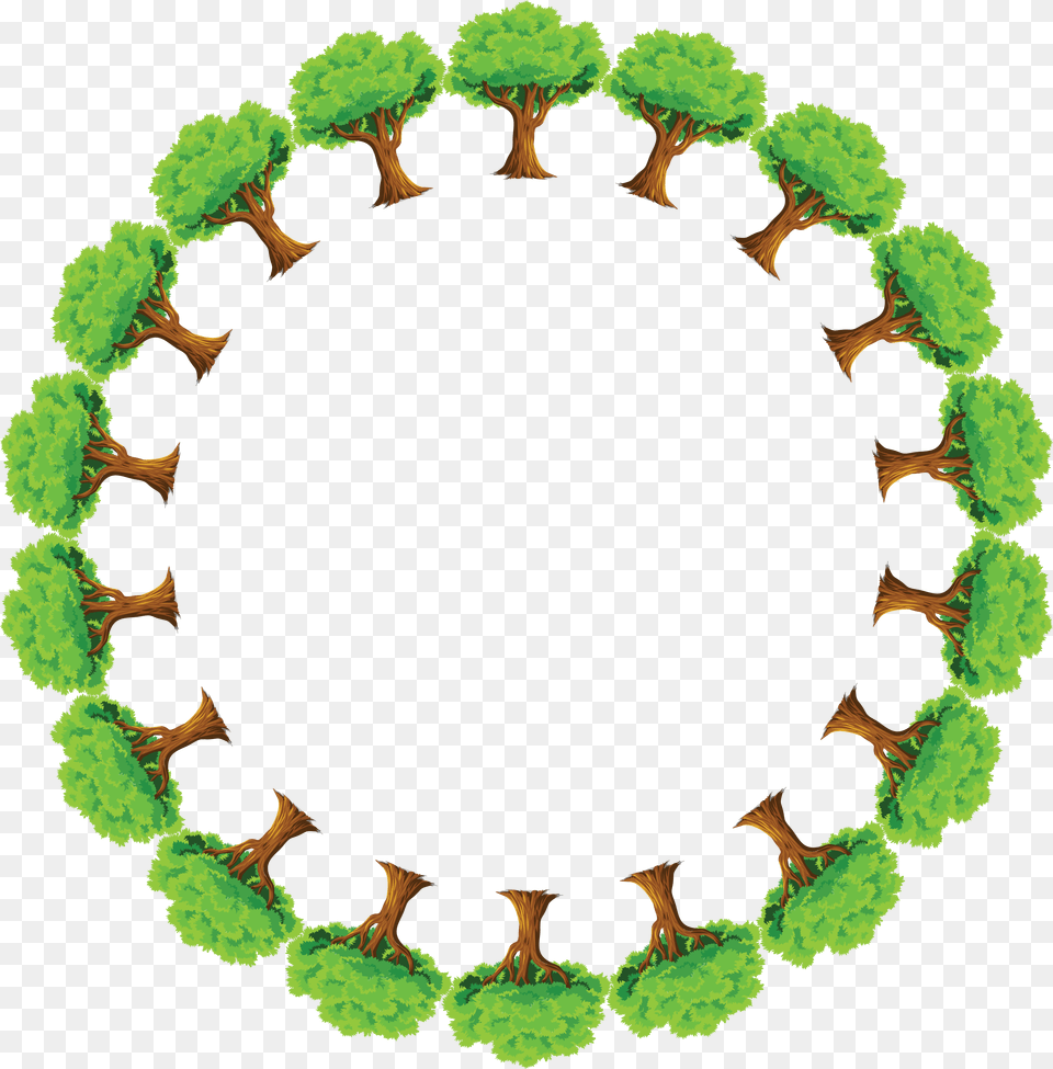 Tree Frame Cliparts Clip Art, Accessories, Pattern, Oval, Ornament Png Image